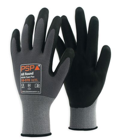 Monteurshandschoen nitrile foam plus 10-570