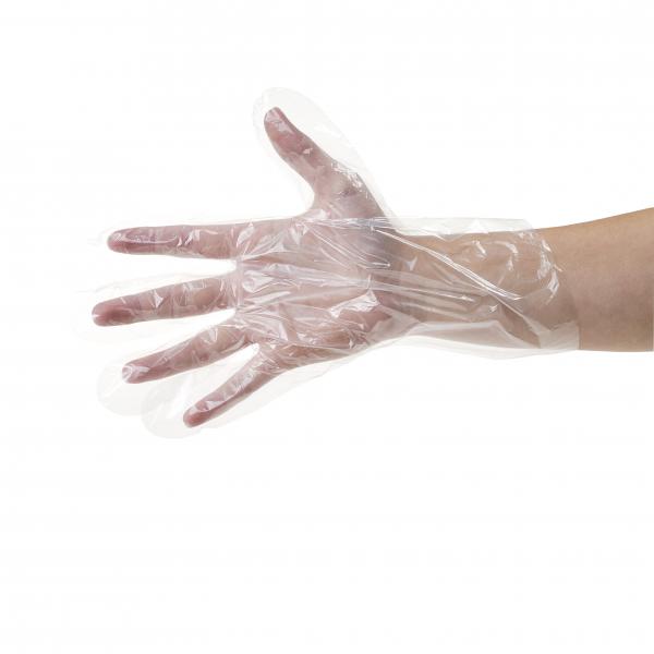 Vinyl handschoen<br><span class='title2'>Naturel poedervrij</span>