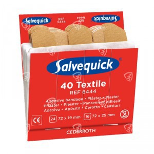 Pleisters salvequick 6444<br><span class='title2'>textiel pleisters</span>