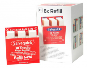 Pleisters salvequick  6496 <br><span class='title2'>extra lange pleisters</span>